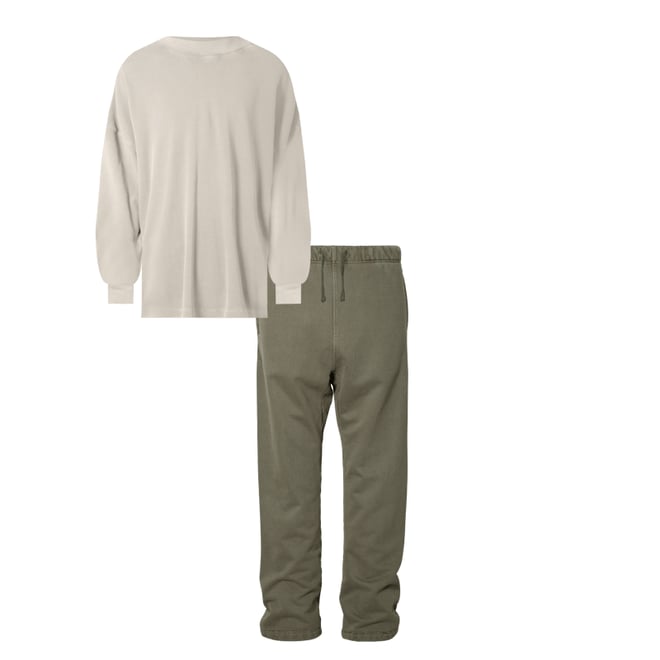 Heavy Relaxed Every Day Sweatpants - Washed Olive | mnml