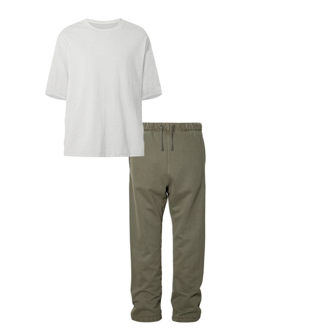 Heavy Relaxed Every Day Sweatpants - Washed Olive | mnml