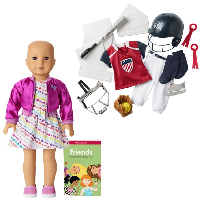 american girl softball outfit