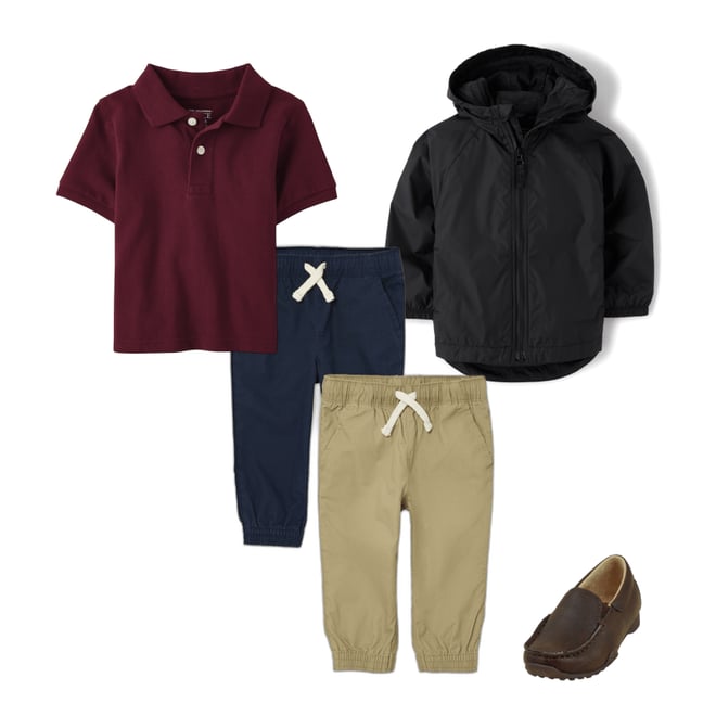 4th bundle featuring 3 items which compliment Toddler Uniform Pique Polo