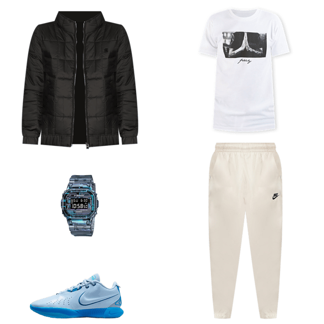 Nike Swoosh Woven Pant (Wolf Grey/White/Light Bone/White) - AJ2300-012 -  Consortium.