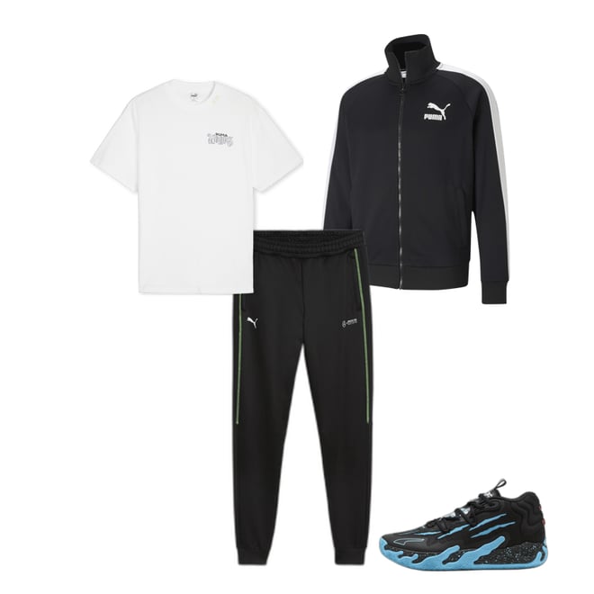 Mercedes AMG-Petronas F1® Motorsport Men's MT7 Track Pants | PUMA