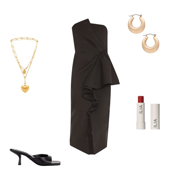 2nd bundle featuring 4 items which compliment X Revolve Puffy Heart Chain Necklace