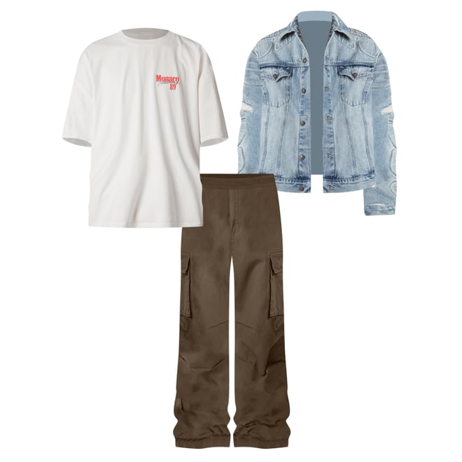 Ultra Baggy Vintage Cargo Pants - Olive | mnml | shop now