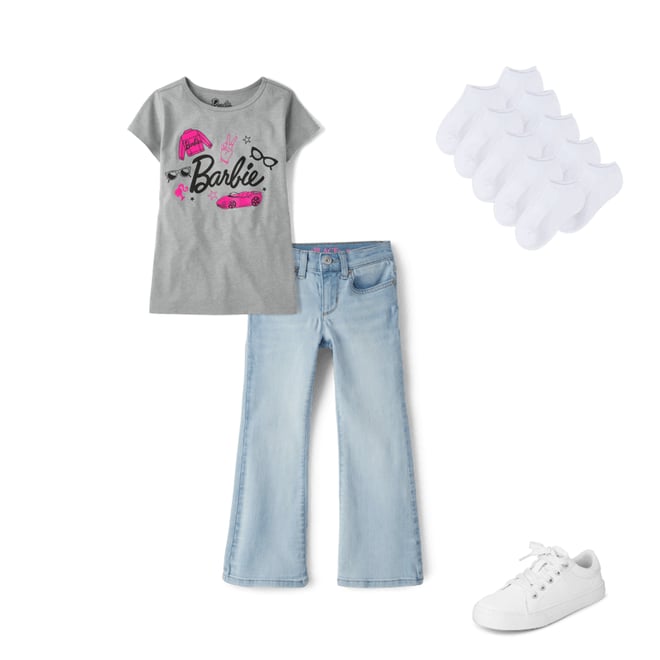 3rd bundle featuring 3 items which compliment Girls Barbie Icon Graphic Tee