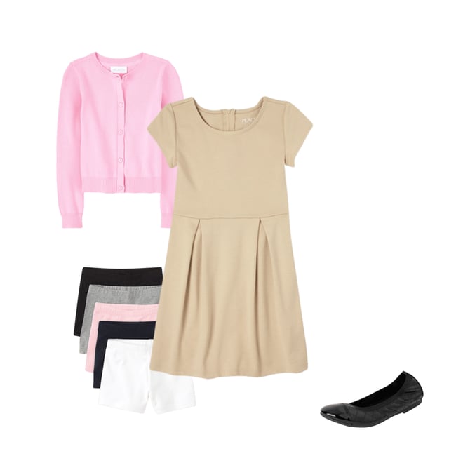 8th bundle featuring 3 items which compliment Girls Quilted Ballet Flats