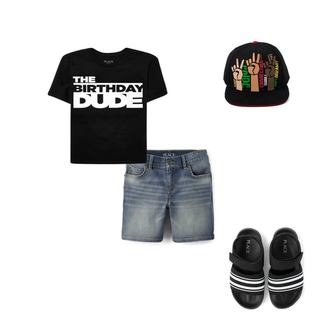 Children's place birthday boy shirt store