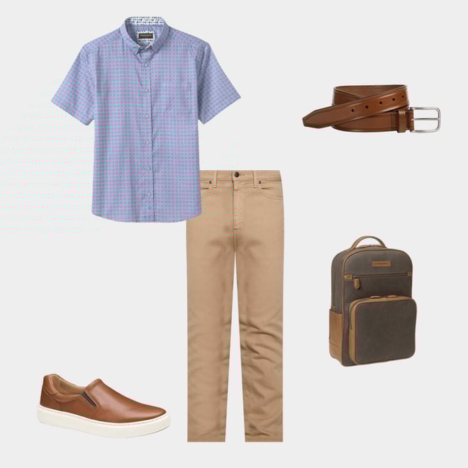 1st bundle featuring 4 items which compliment Rhodes Backpack