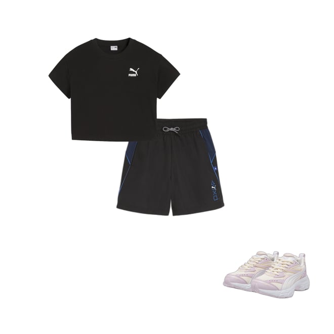 Boys Puma top and shorts plus 5 hot additional shorts Bundle