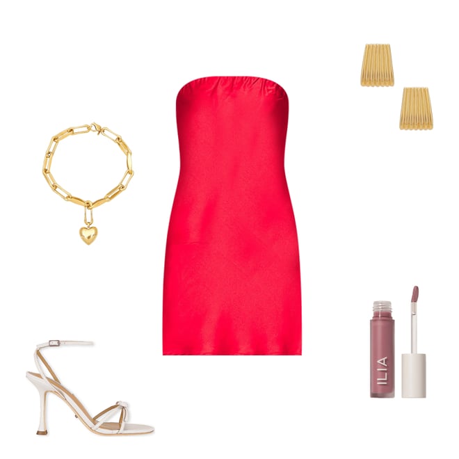 1st bundle featuring 4 items which compliment Taylor Tube Mini Dress