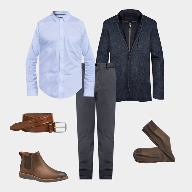 6th bundle featuring 5 items which compliment Herringbone Panel Socks