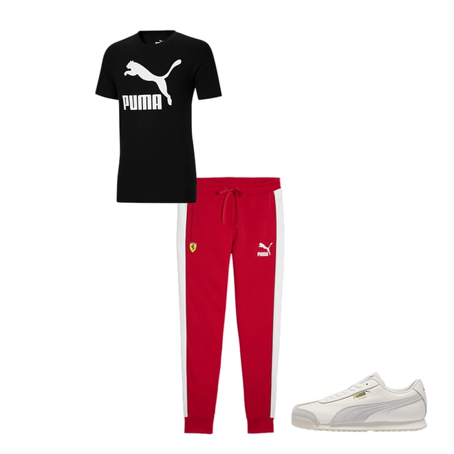 Scuderia Ferrari Race Iconic T7 Men's Motorsport Pants | PUMA