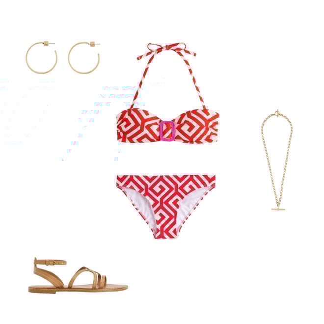 1st bundle featuring 4 items which compliment T-bar Chain Necklace