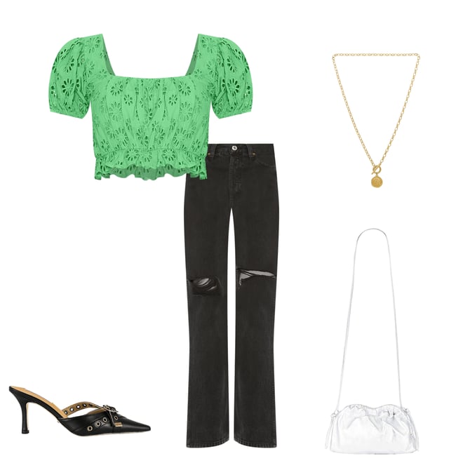 1st bundle featuring 4 items which compliment Leah Top
