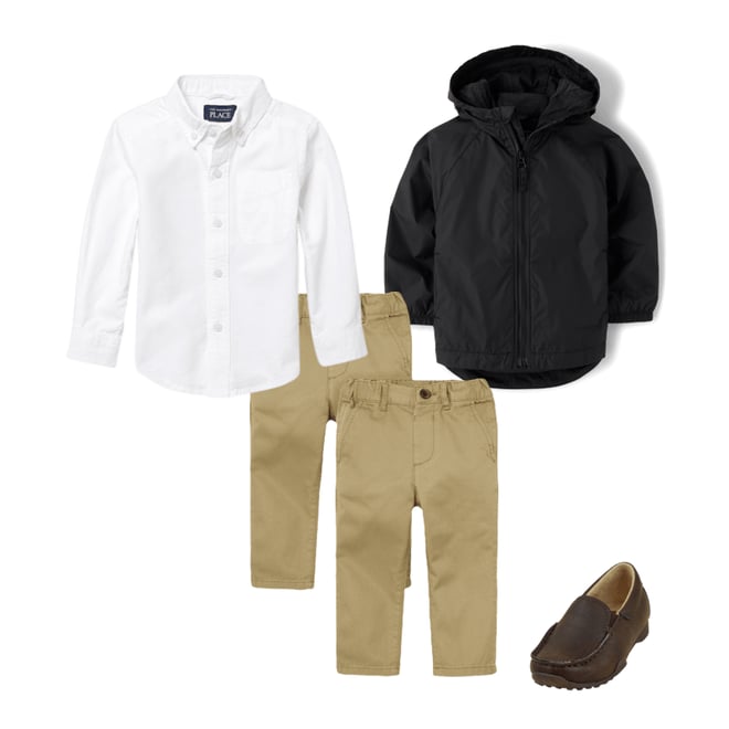 1st bundle featuring 3 items which compliment Baby And Toddler Uniform Oxford Button Down Shirt