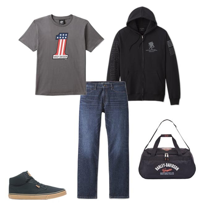 Men's Wounded Warrior Project Zip-Up Hoodie | Harley-Davidson USA