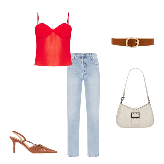 1st bundle featuring 4 items which compliment Lana Straight Jeans
