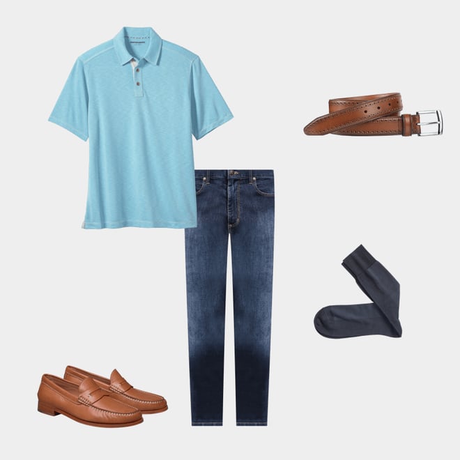 7th bundle featuring 4 items which compliment Baldwin Penny Loafer