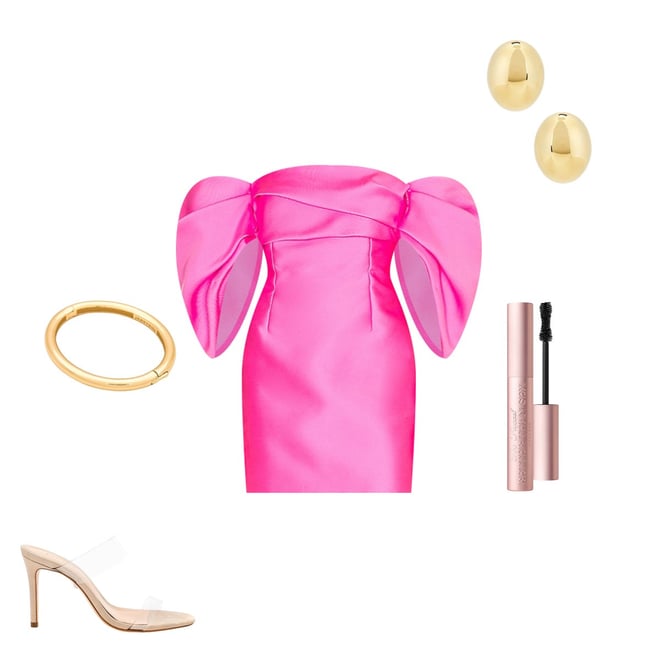 SOLACE London Elina Mini Dress in Ultra Pink | REVOLVE