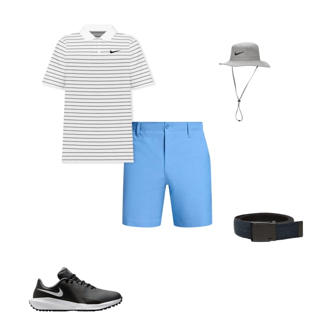 Nike Dri-FIT Apex Bucket Golf Hat White/Anthracite/Black