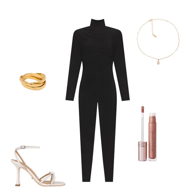 1st bundle featuring 4 items which compliment Turtleneck Catsuit