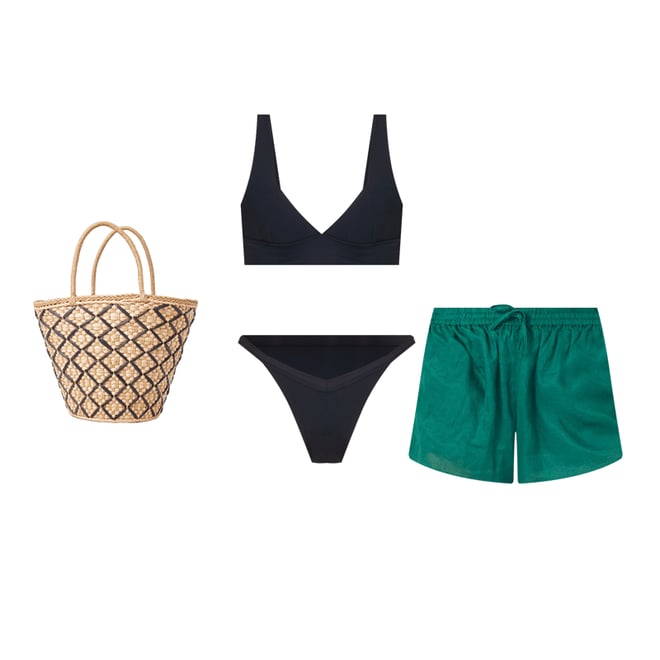 2nd bundle featuring 3 items which compliment Ribbed Winona Bikini Bottom