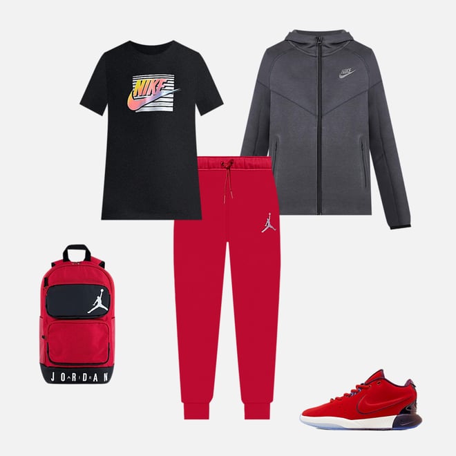 Jordan backpack with clearance hoodie