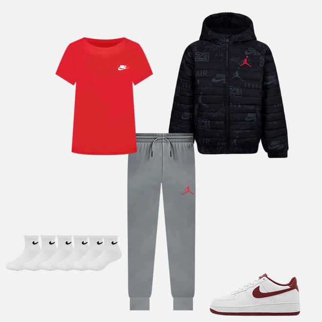 Kids' Jordan Multi Logo Jogger Pants