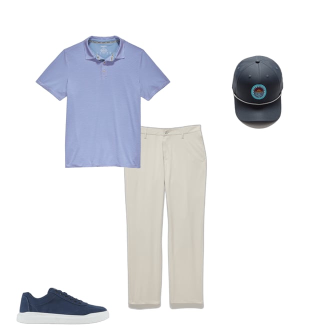 1st bundle featuring 3 items which compliment  Sunset Rope Performance Hat - Navy