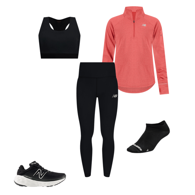 Women's NB Sleek Medium Support Pocket Sports Bra - New Balance