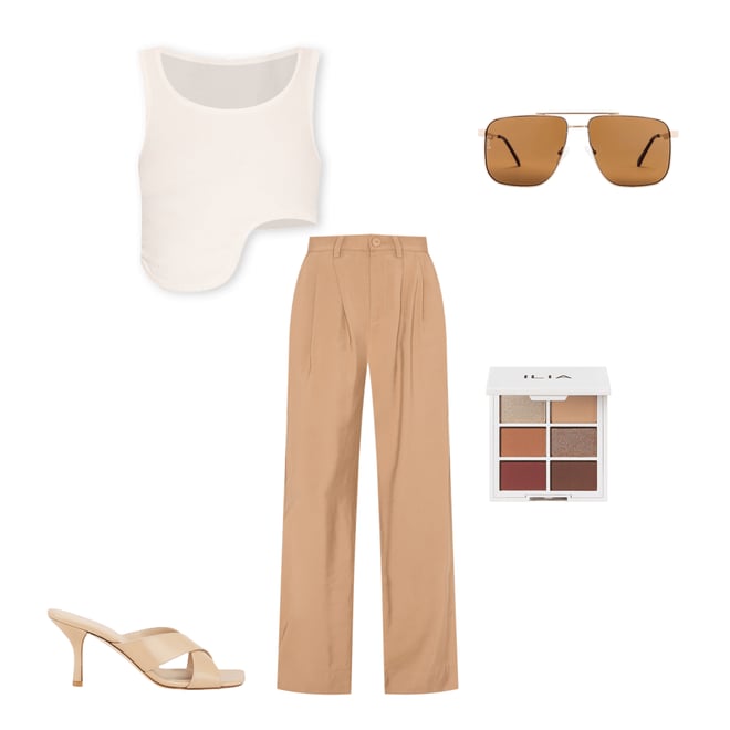 1st bundle featuring 4 items which compliment Fabi Wide Leg Pant