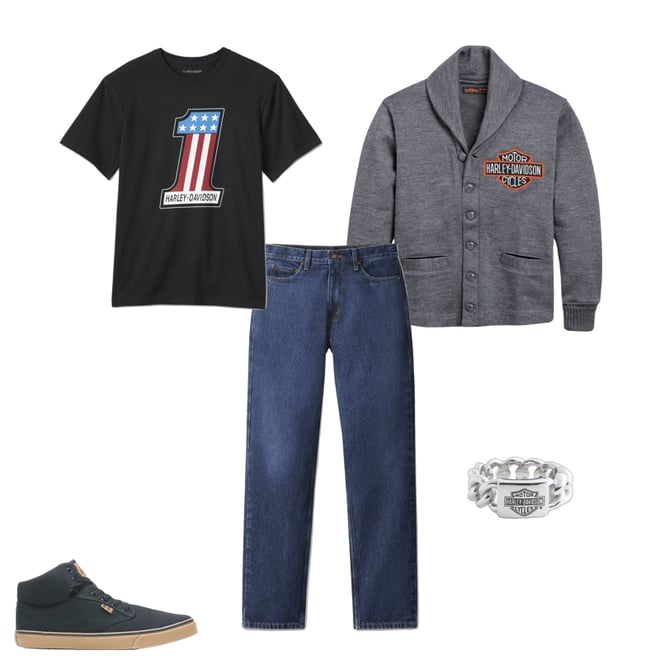 Men's #1 Racing Tee - Black | Harley-Davidson USA