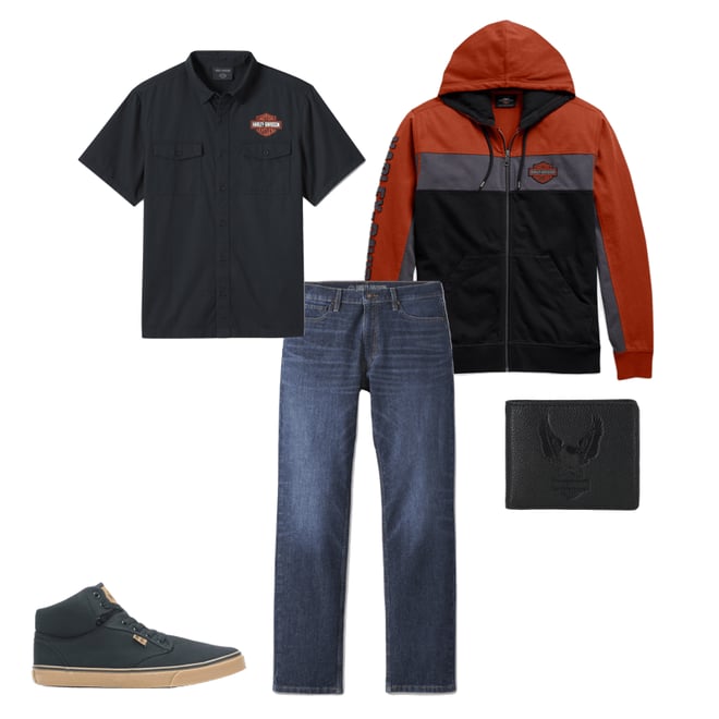 Men's Copperblock Hoodie | Harley-Davidson USA Men's Copperblock Hoodie | Harley-Davidson USA