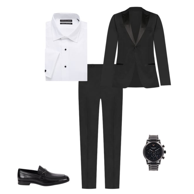 Emporio Armani Men's AR1509 Dress Black Quartz Watch, Black Ceramic,  Chronograph : : Clothing, Shoes & Accessories