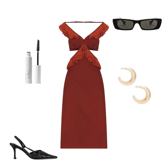 6th bundle featuring 4 items which compliment Fluo Rectangular Sunglasses