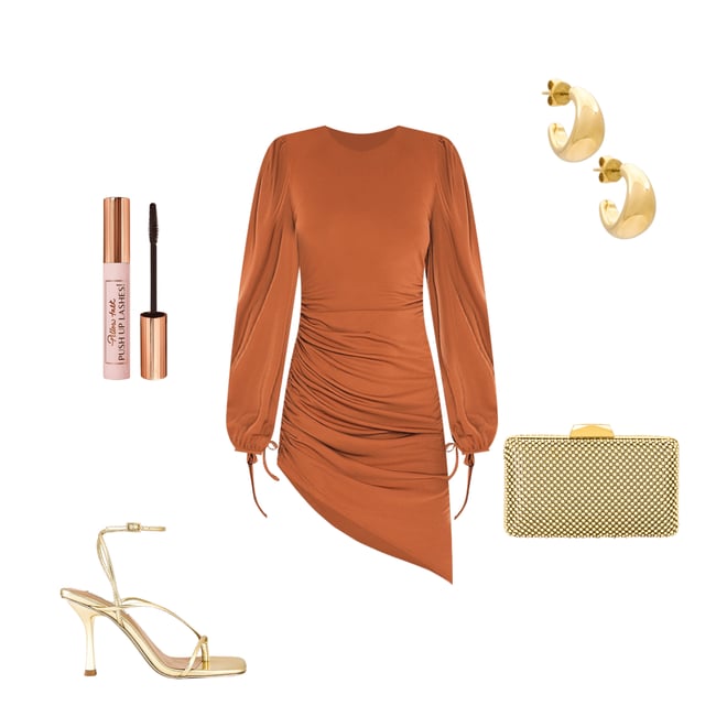 5th bundle featuring 4 items which compliment Natasha Ball Mesh Clutch