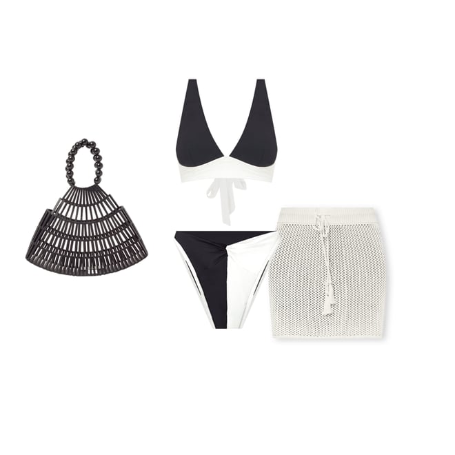 Product | LSPACE Harley Bikini Top - Black-Cream