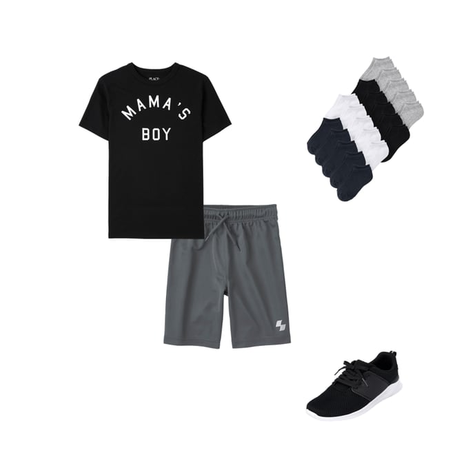 9th bundle featuring 3 items which compliment Boys Basketball Shorts