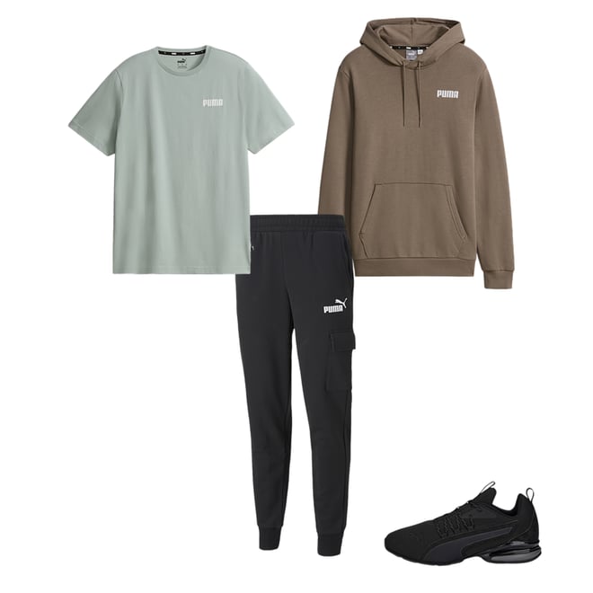 Puma joggers shop grey sports direct