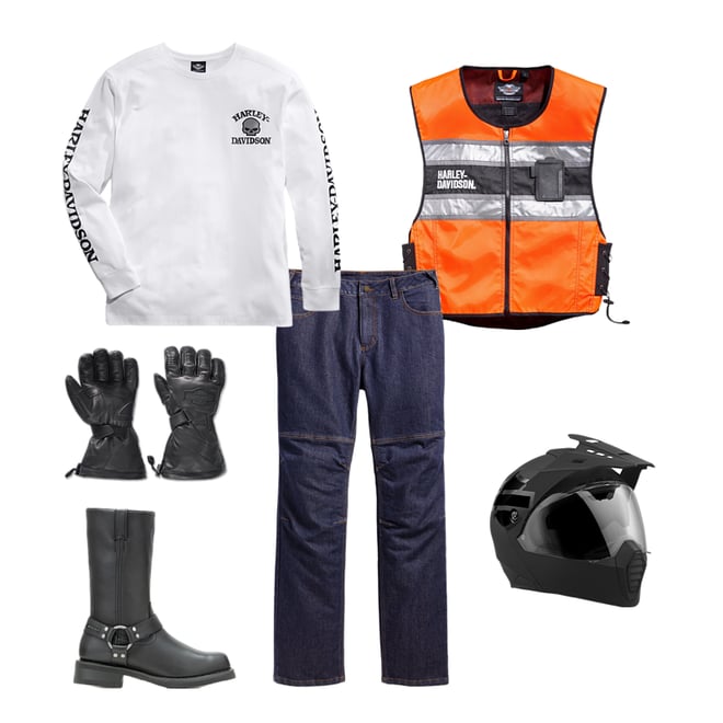 Men's Hi-Vis Vest - Hi-Vis Orange