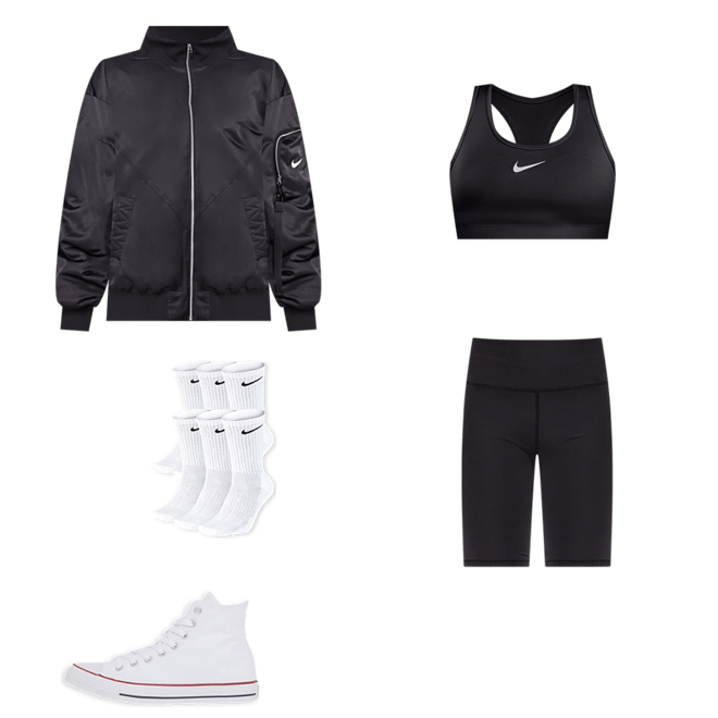 Shop Nike NSW Swoosh Sports Bra DX6821-010 black