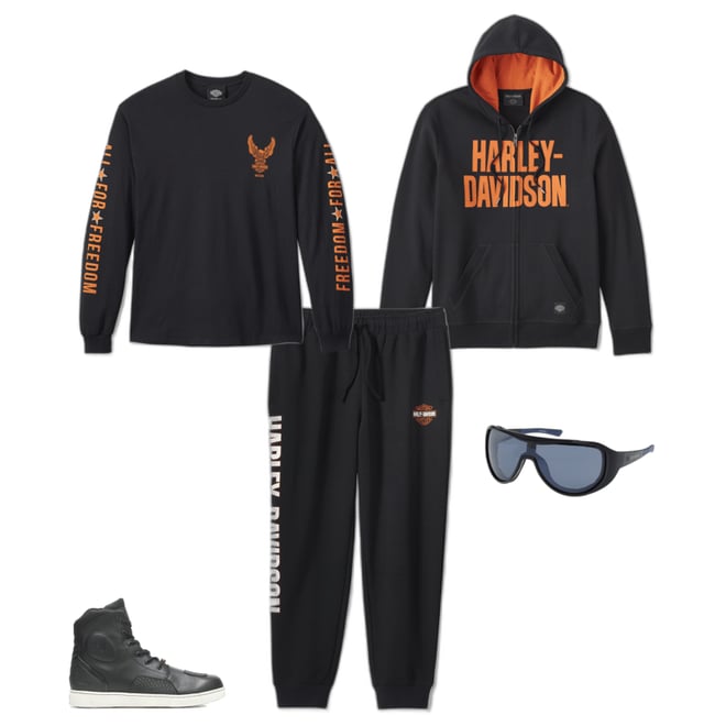 Fashion harley davidson sweatpants