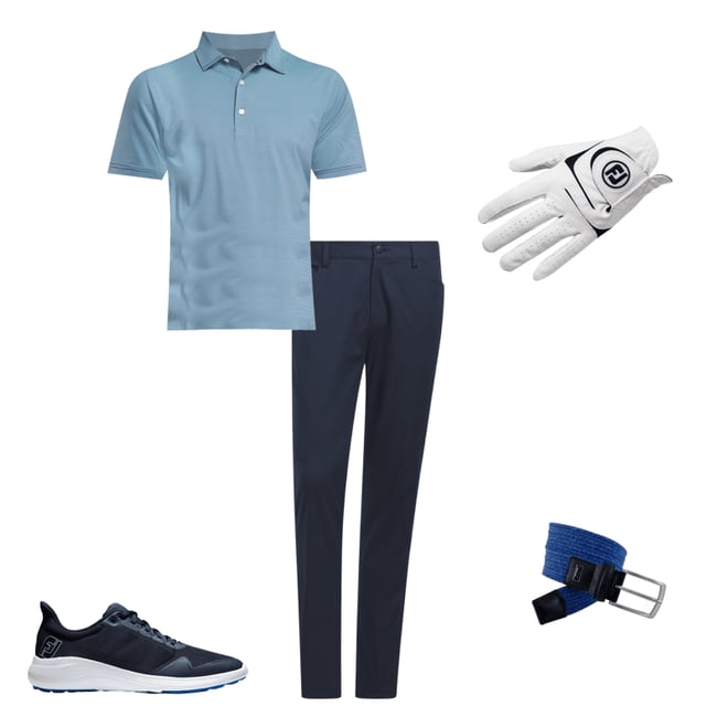 FootJoy Flex Golf Shoes - Navy 56140