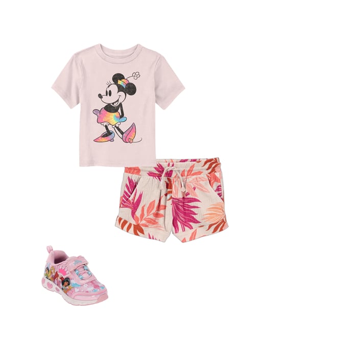 Disney Princess Toddler Girl Letter & Character Print Sweatpants