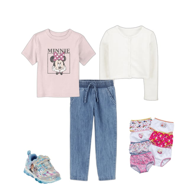 Toddler Girls Peppa Pig 7 Pack Brief Panty, Color: Multi