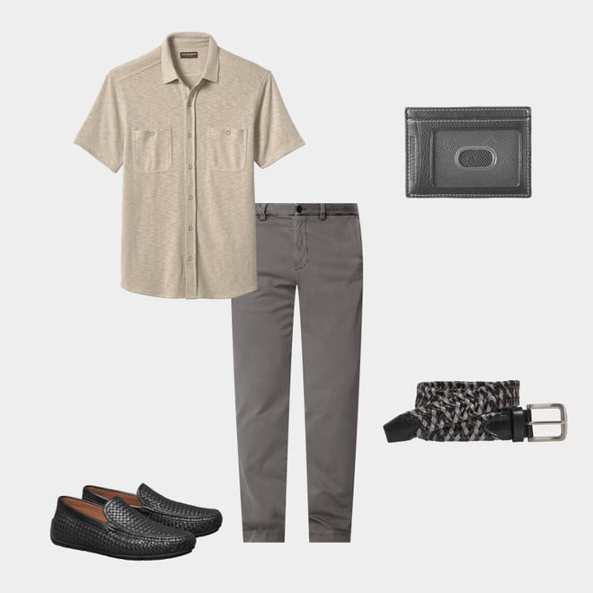 2nd bundle featuring 4 items which compliment Baldwin Driver Woven Slip-On Loafer
