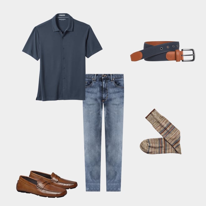 2nd bundle featuring 4 items which compliment Heather Stripe Socks