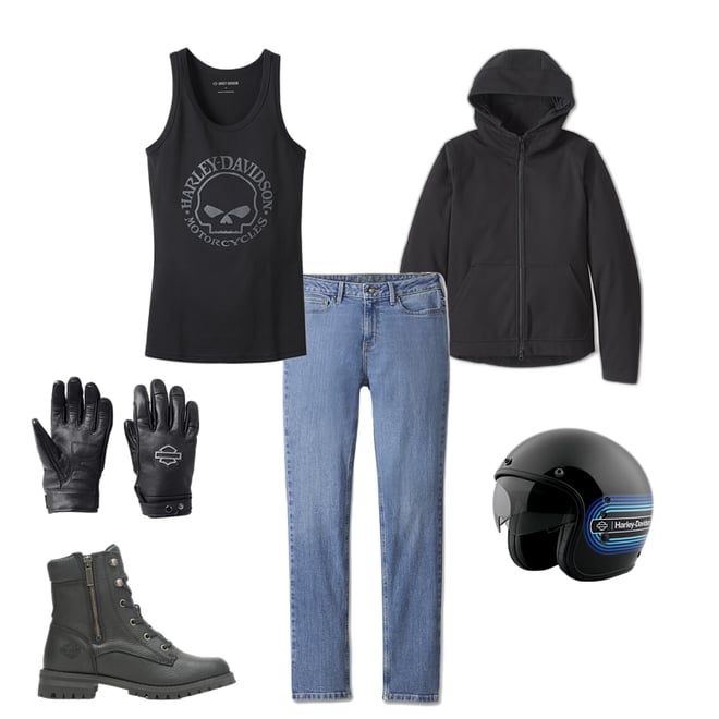 Women's Deflector 2.0 Hooded Riding Fleece | Harley-Davidson USA