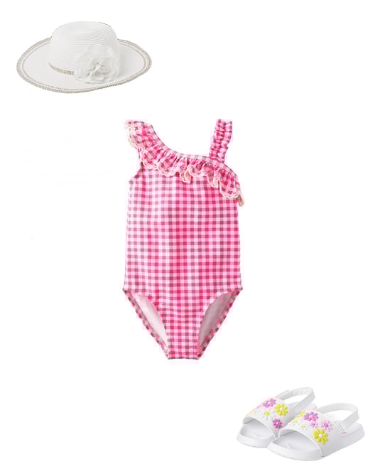 4th bundle featuring 2 items which compliment Girls Floral Sun Hat