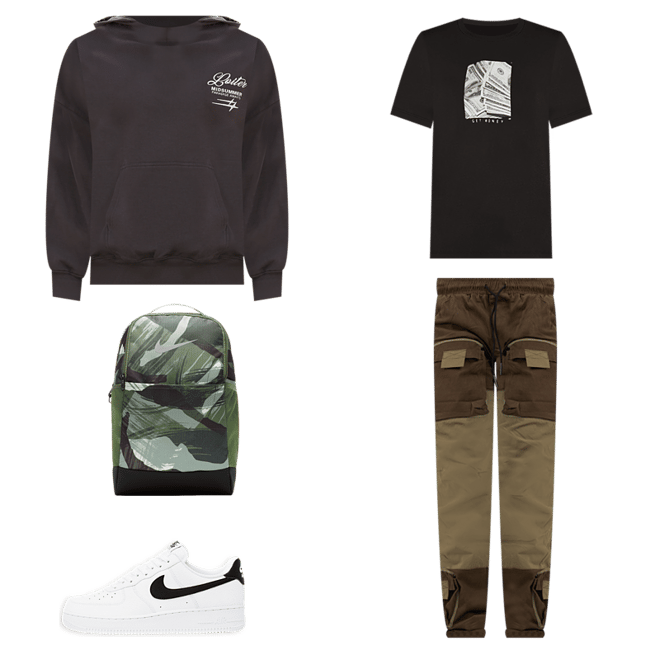Shop Nike Brasilia Backpack DQ5237-222 green